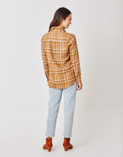 Sawyer Twill: Cocoa Plaid - FINAL SALE