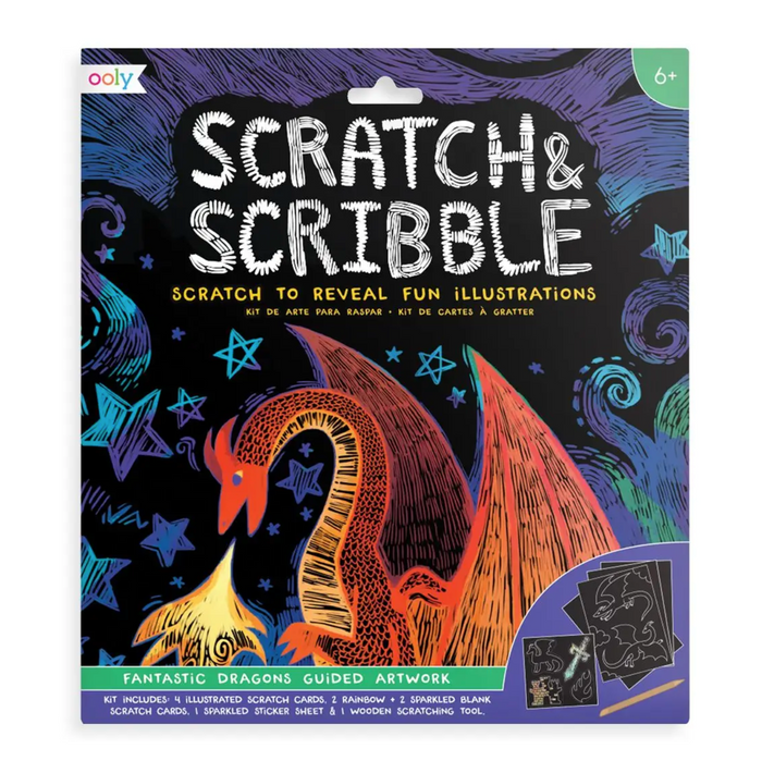 Scratch & Scribble - Fantastic Dragons
