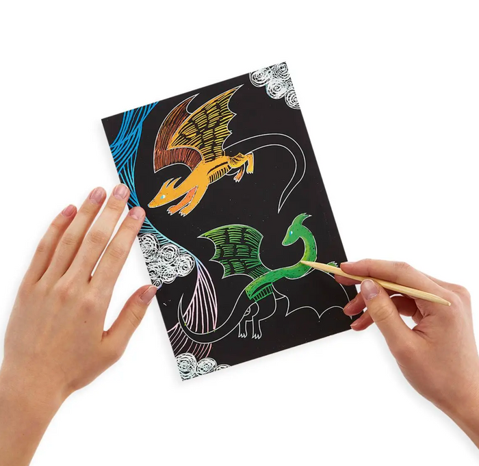 Scratch & Scribble - Fantastic Dragons