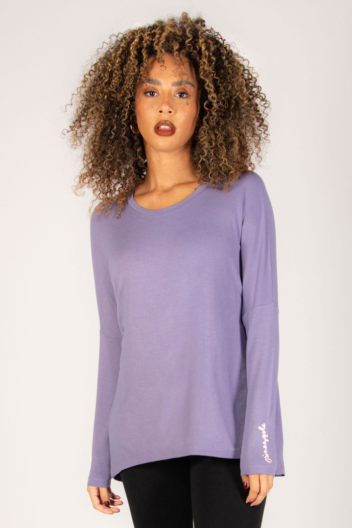 Script Long Sleeve Top