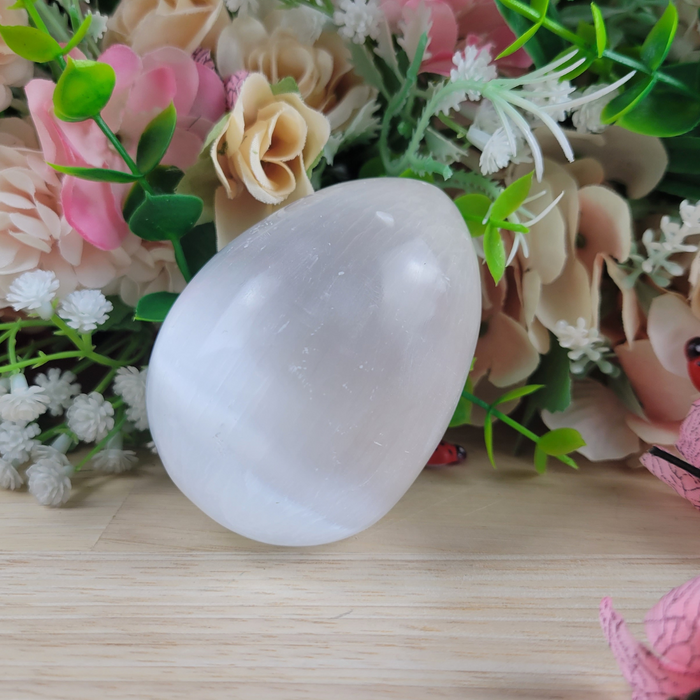 Selenite Egg 3"