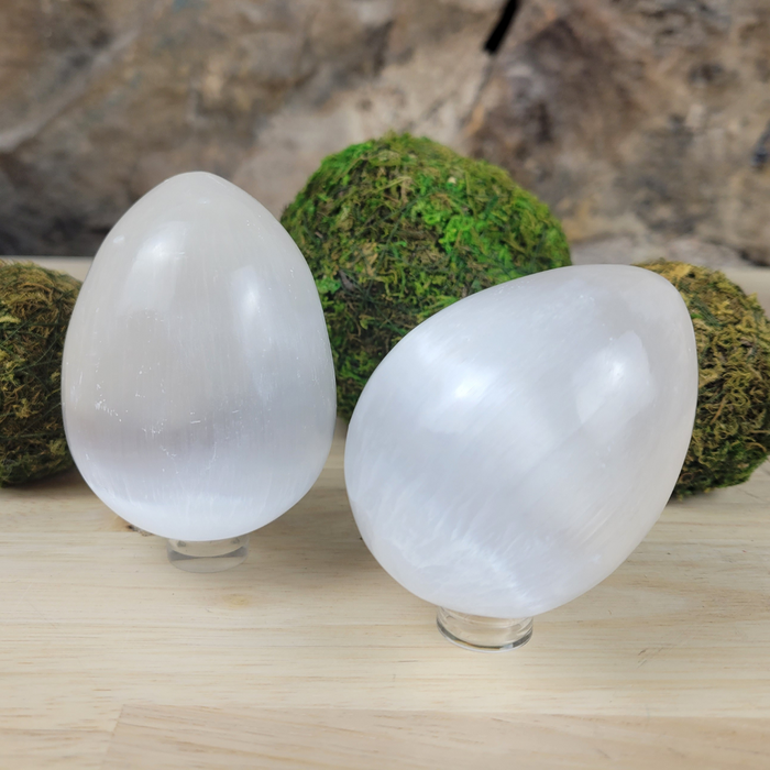 Selenite Egg 3"
