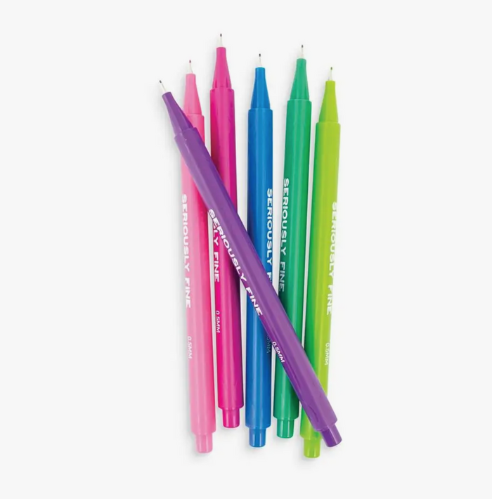 Seriously Fine Felt Tip Markers