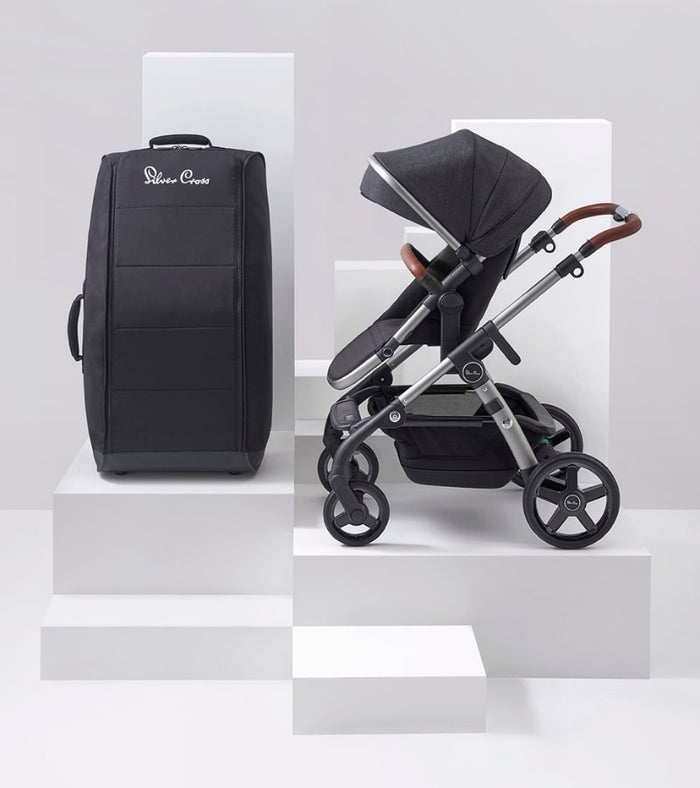 Silver Cross Stroller Optima Travel Bag -Black