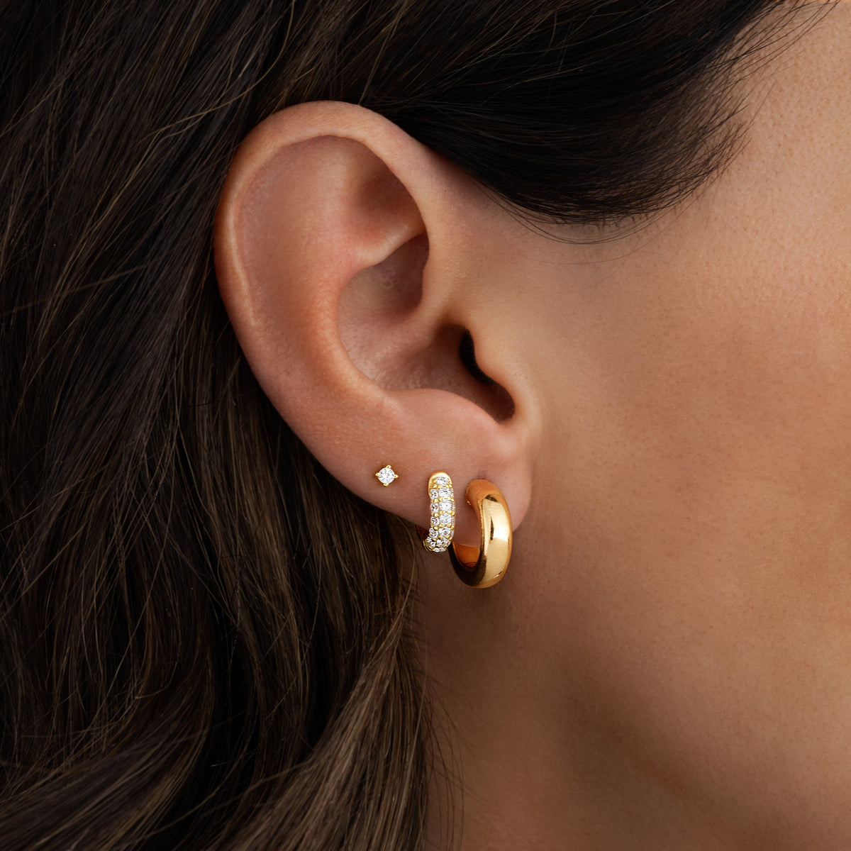 14mm Chunky Tube Hoops
