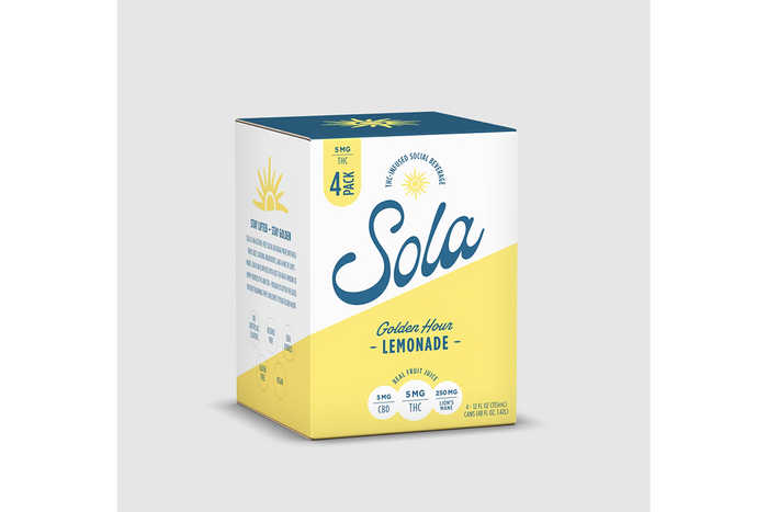 Sola THC Social Beverage - 4pk