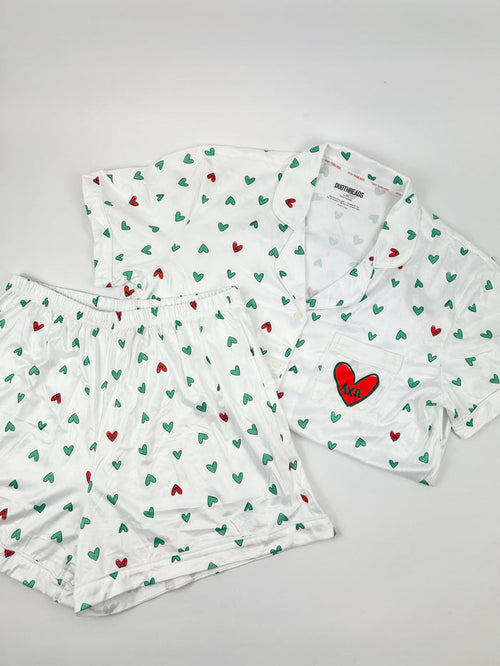 Sorority Heart PJ Set Greek in Alpha Chi Omega at Wrapsody