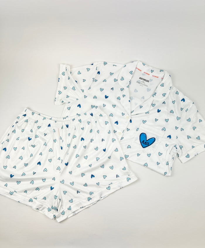 Sorority Heart PJ Set Greek in Alpha Delta Pi at Wrapsody