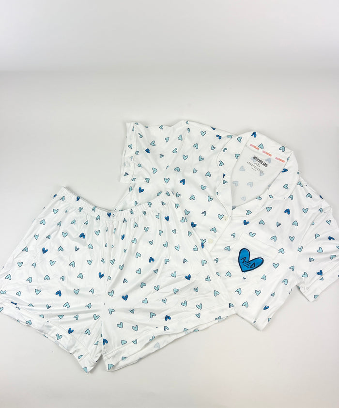 Sorority Heart PJ Set Greek in Alpha Xi Delta at Wrapsody