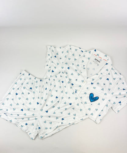 Sorority Heart PJ Set Greek in Alpha Xi Delta at Wrapsody