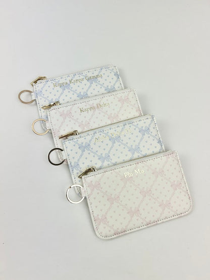 Sorority Keychain Pouch Greek in Alpha Chi Omega at Wrapsody