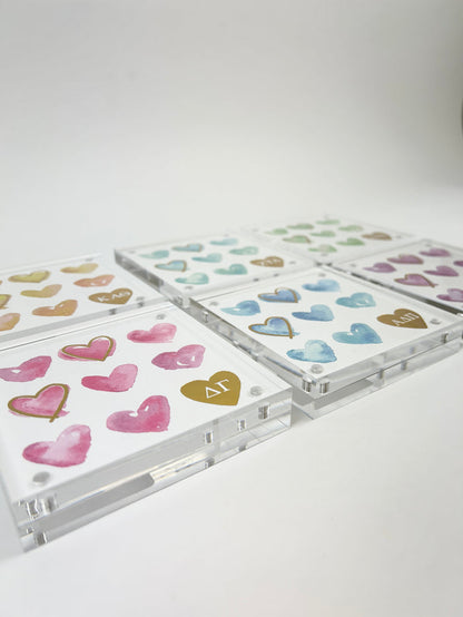 Sorority Mini Heart Art Greek in at Wrapsody