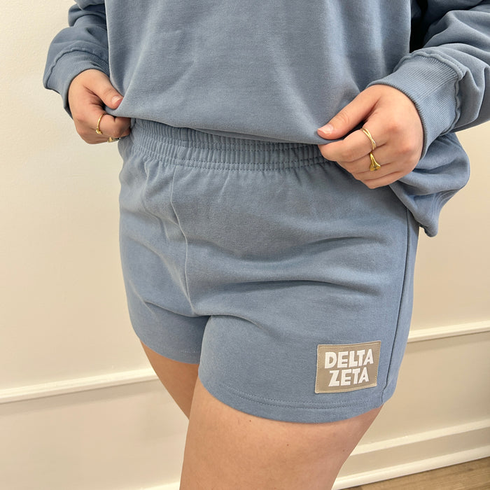 Sorority Patch Shorts Greek in at Wrapsody