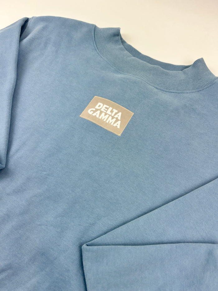Sorority Patch Sweatshirt Greek in at Wrapsody