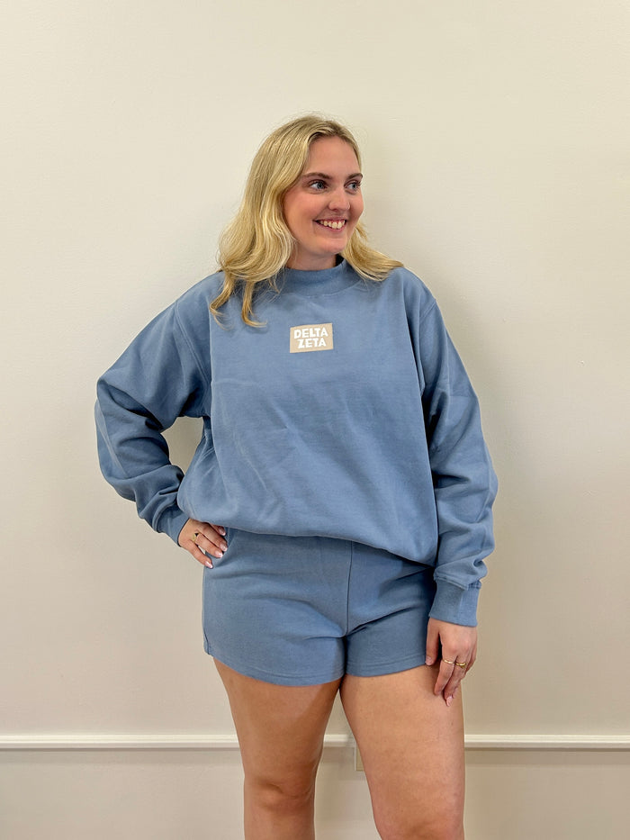 Sorority Patch Sweatshirt Greek in at Wrapsody