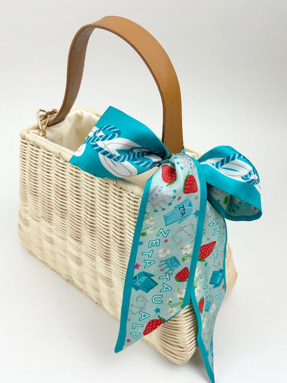 Sorority Silk Scarf Greek in at Wrapsody