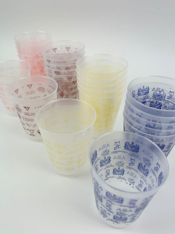 Sorority Toile Cup Set Greek in at Wrapsody