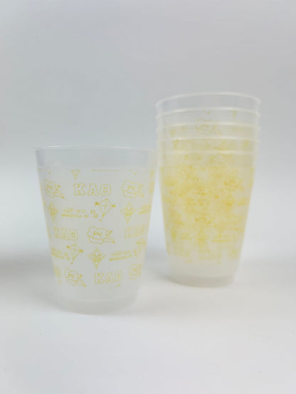 Sorority Toile Cup Set Greek in at Wrapsody