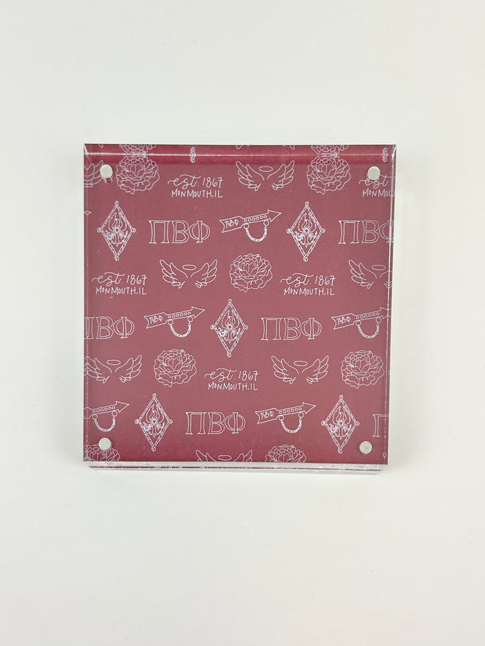 Sorority Toile Frame/Art Block Greek in Pi Beta Phi at Wrapsody