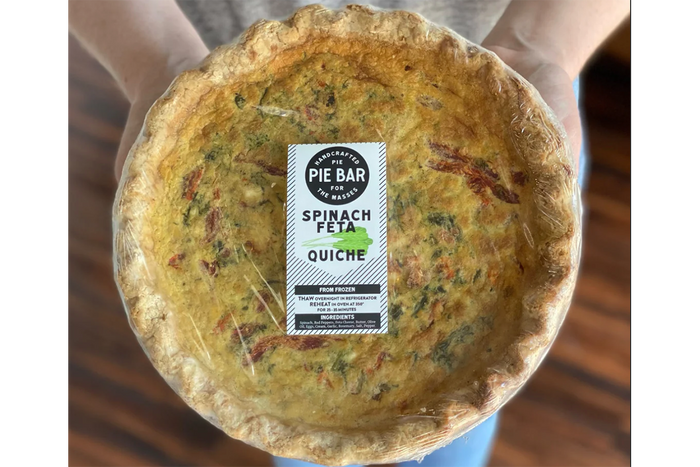 Spinach & Feta Quiche - Pie Bar