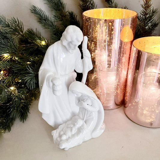 Stoneware Holy Family
