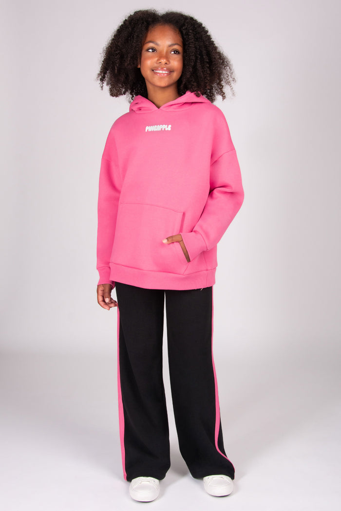 Stripe Panel Wide Leg Joggers