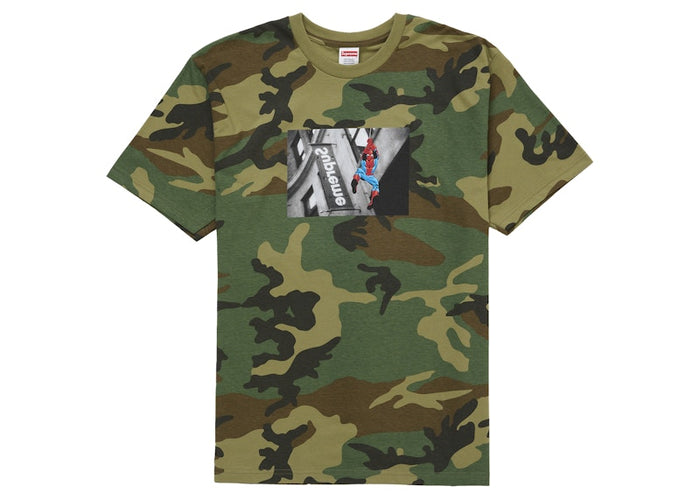 Supreme Spider-Man Tee Woodland Camo