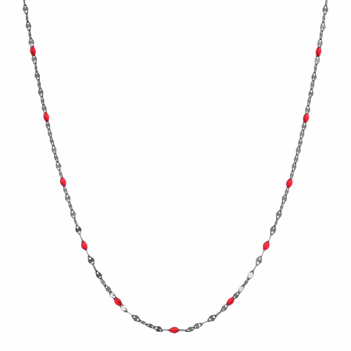 Gold Vermeil Sparkle Chain with Enamel Stations