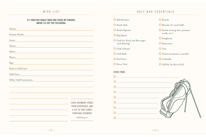 The Ultimate Golf Journal