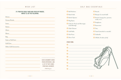 The Ultimate Golf Journal