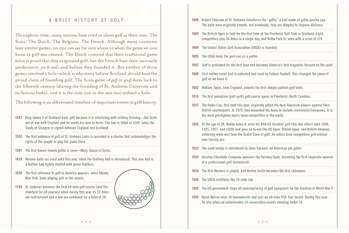 The Ultimate Golf Journal