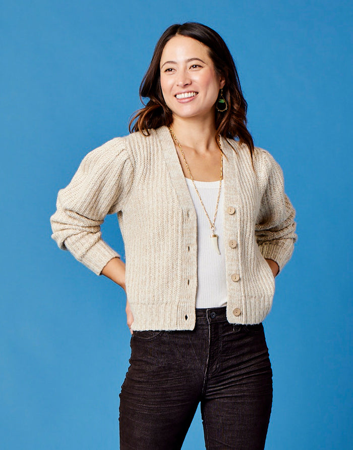 Tinsley Sweater: Cloud Heather - FINAL SALE