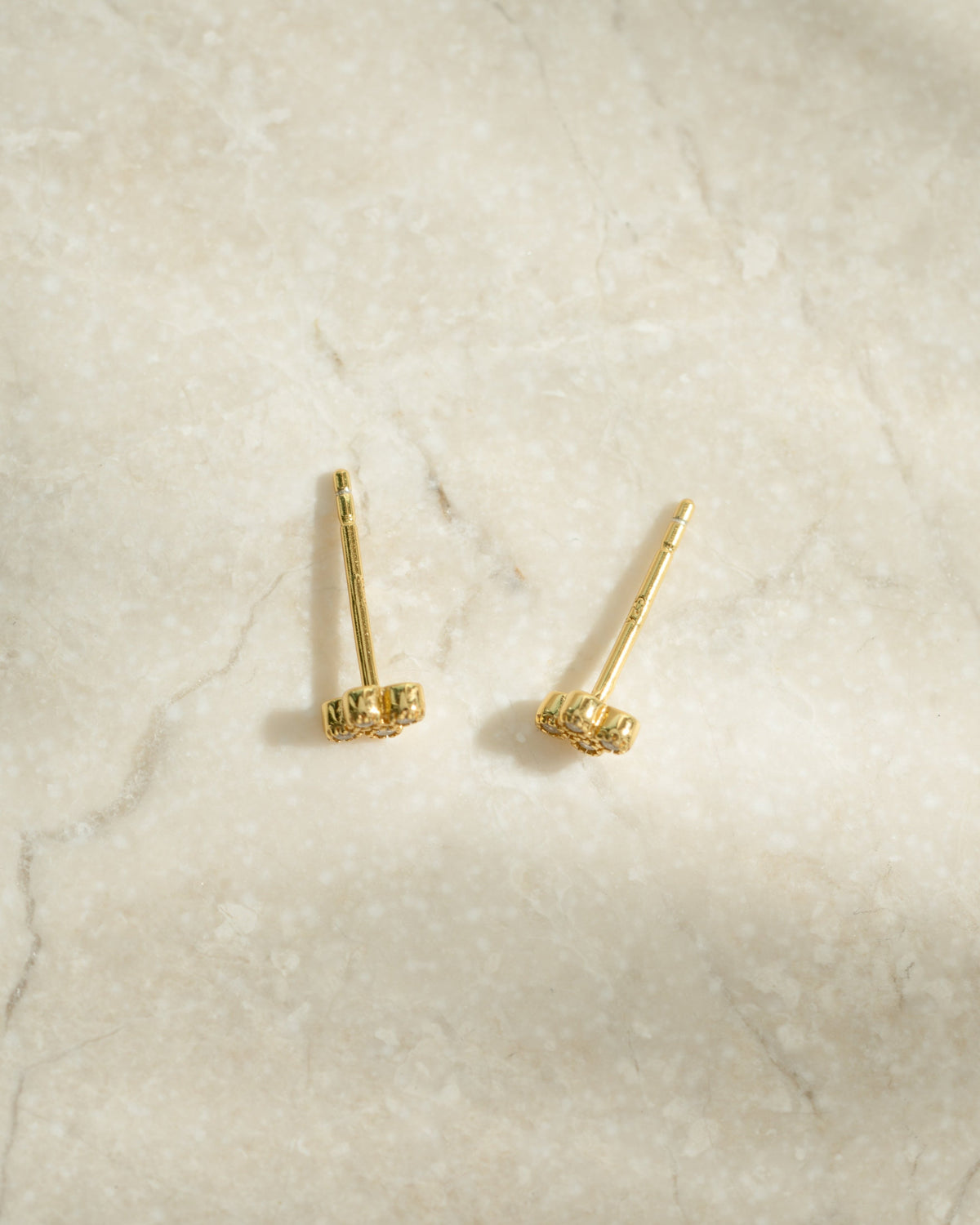 Tiny 4 Stone CZ Studs