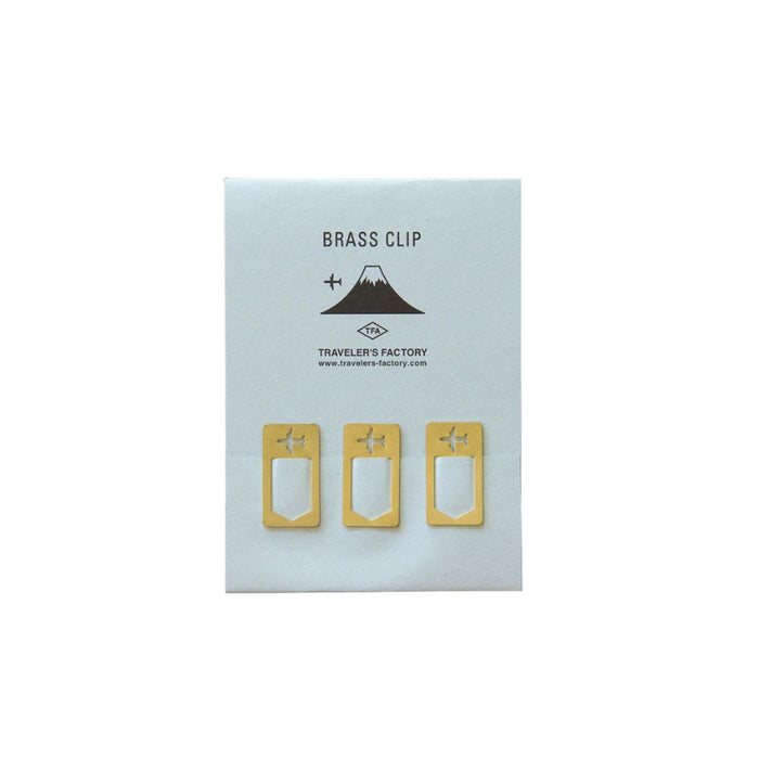 TRAVELER'S FACTORY Airplane Brass Clip