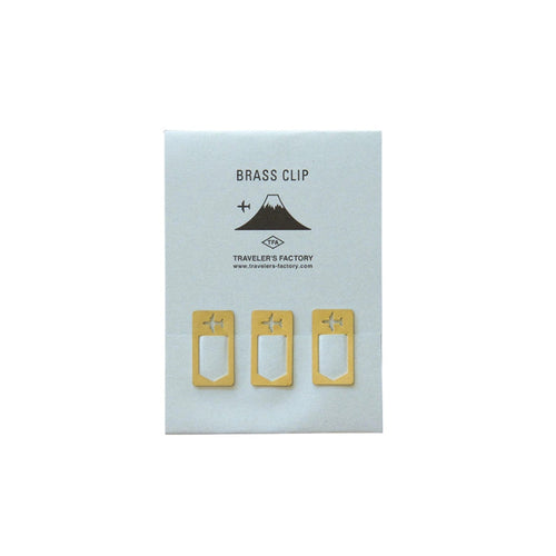 TRAVELER'S FACTORY Airplane Brass Clip