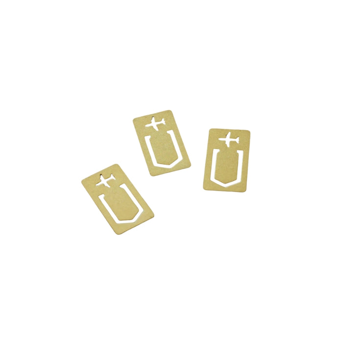 TRAVELER'S FACTORY Airplane Brass Clip