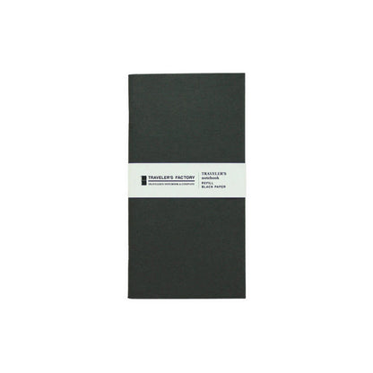 TRAVELER'S FACTORY Black Paper Refill, Regular Size