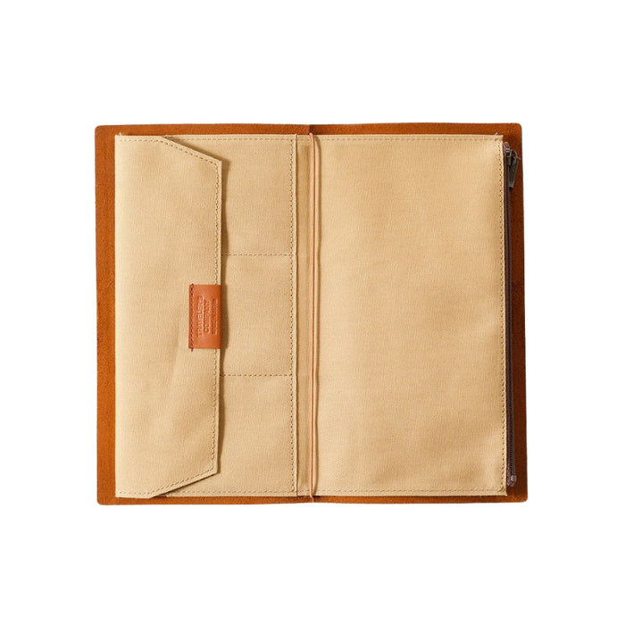 TRAVELER'S FACTORY Beige Cotton Zip Case