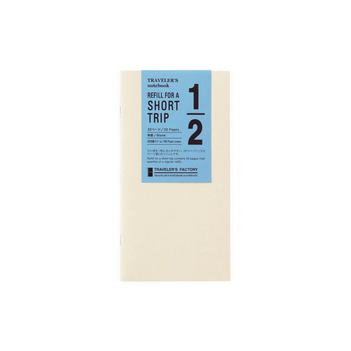 TRAVELER'S FACTORY Cream Short Trip Refill, Regular Size
