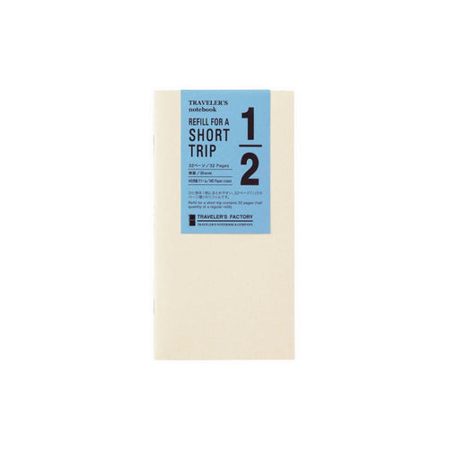 TRAVELER'S FACTORY Cream Short Trip Refill, Regular Size