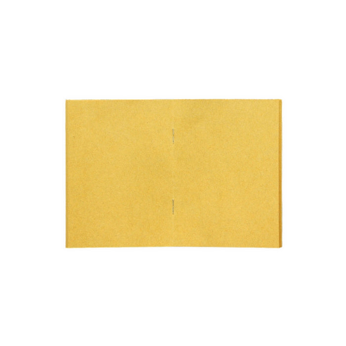 TRAVELER'S FACTORY Kraft Yellow Paper Refill, Passport Size