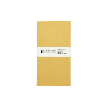 TRAVELER'S FACTORY Kraft Yellow Paper Refill, Regular Size