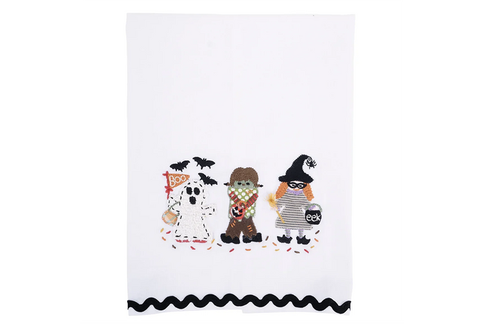 Trick or Treaters Tea Towel