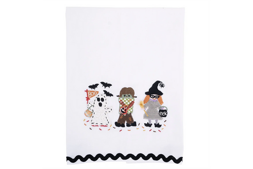 Trick or Treaters Tea Towel