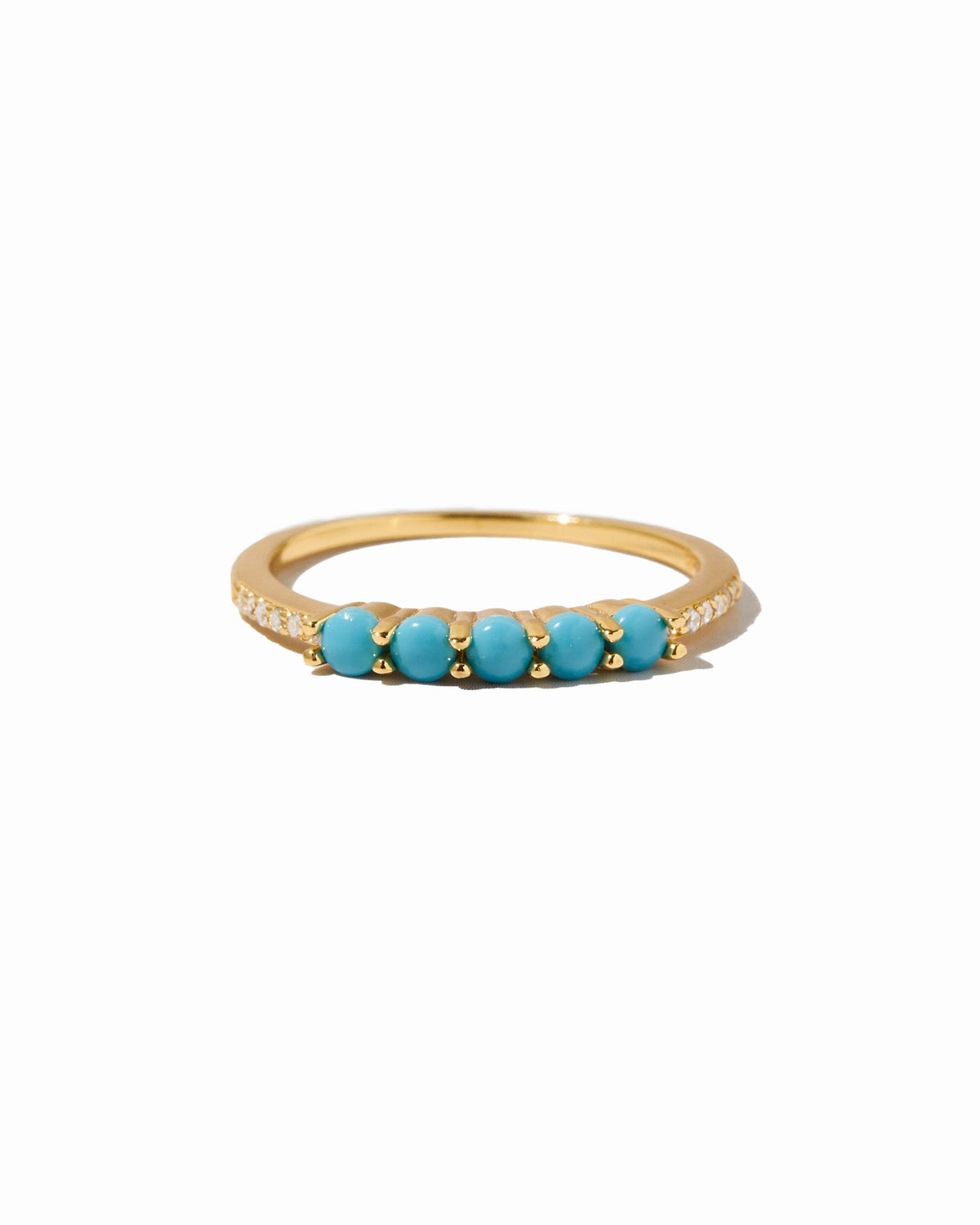 5 Stone Turquoise Ring