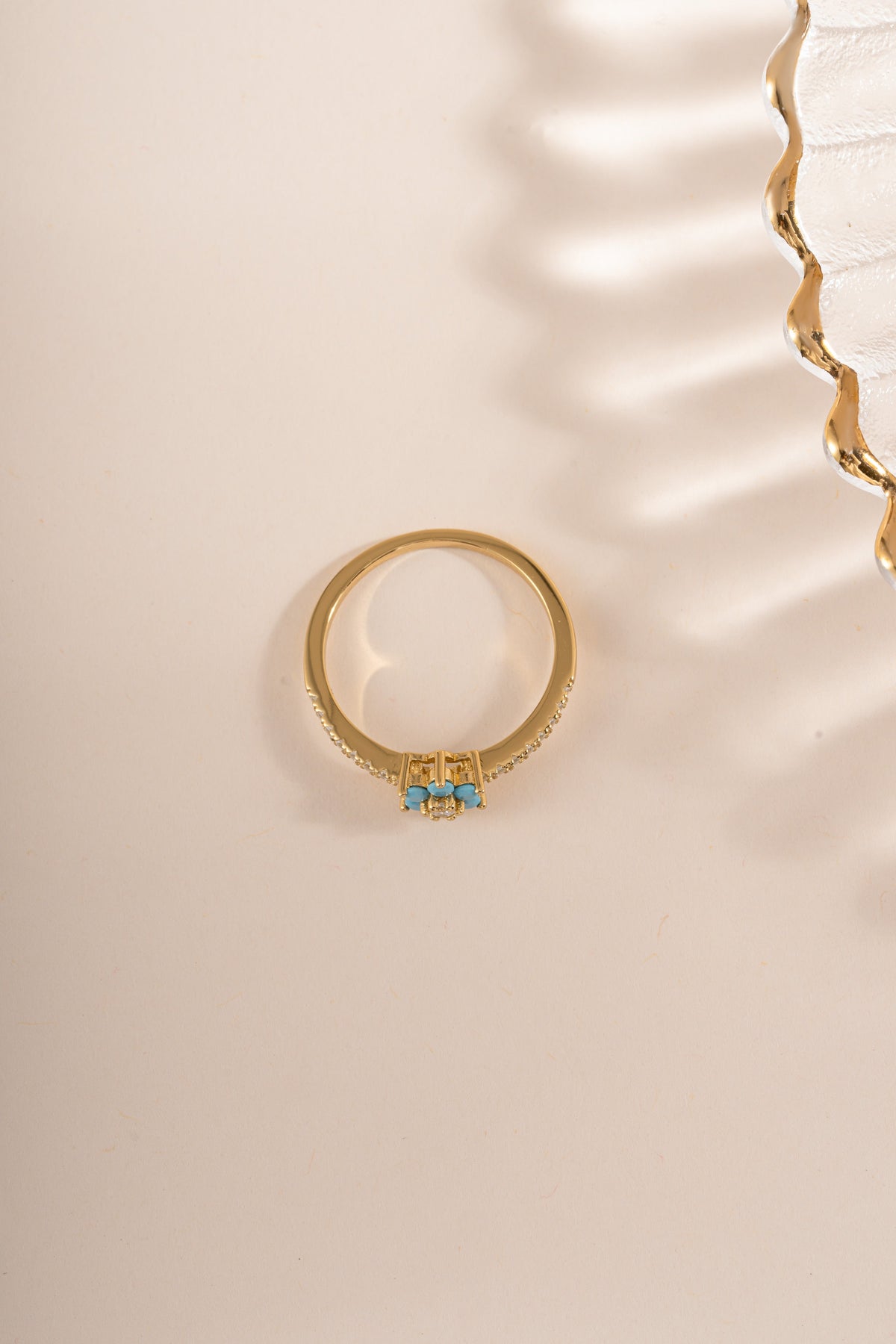 Turquoise Flower Ring