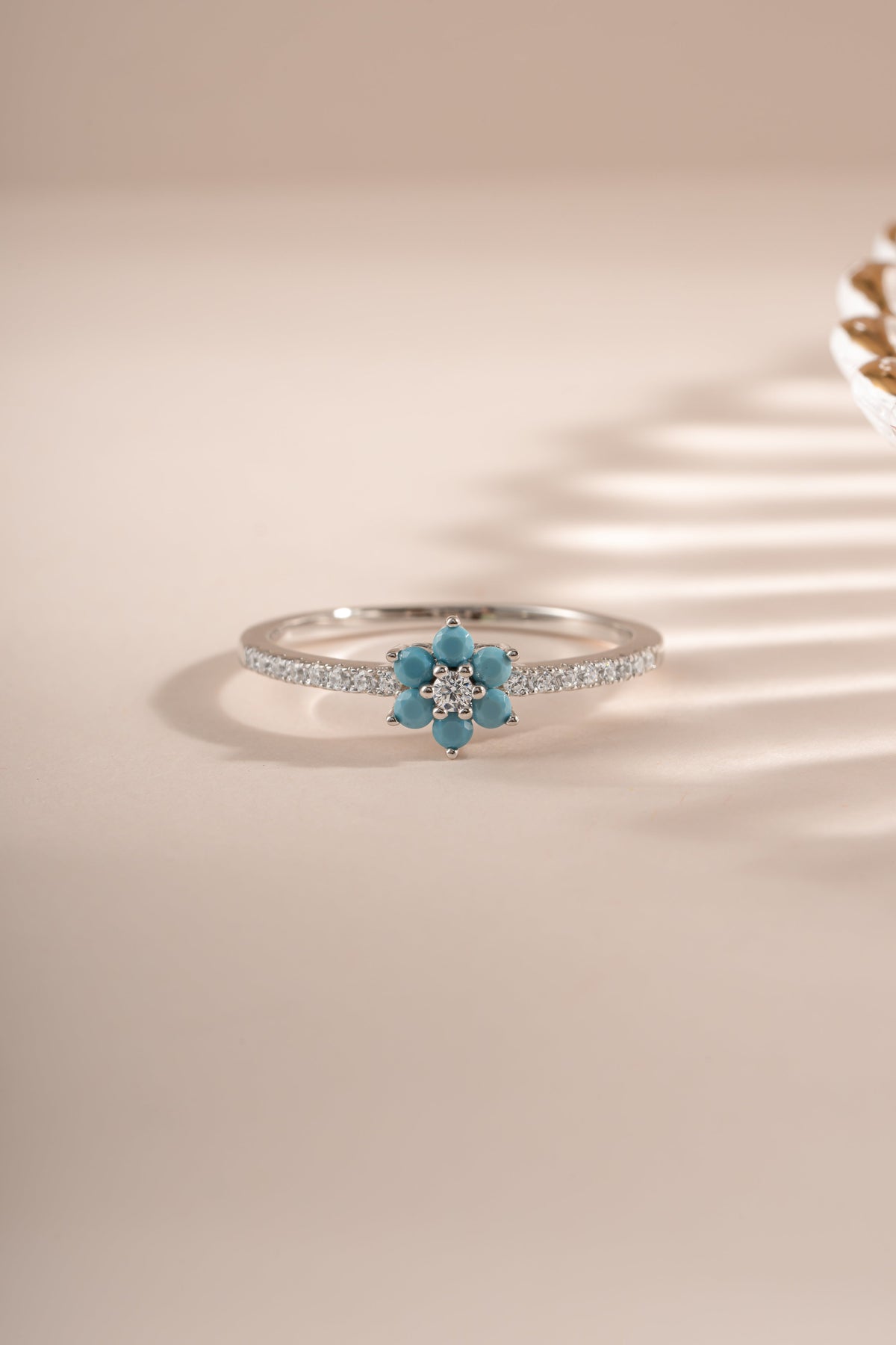 Turquoise Flower Ring