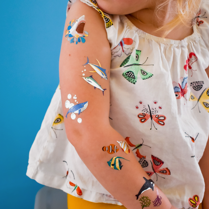 Under the Sea Variety Set - Temporary Tattoo