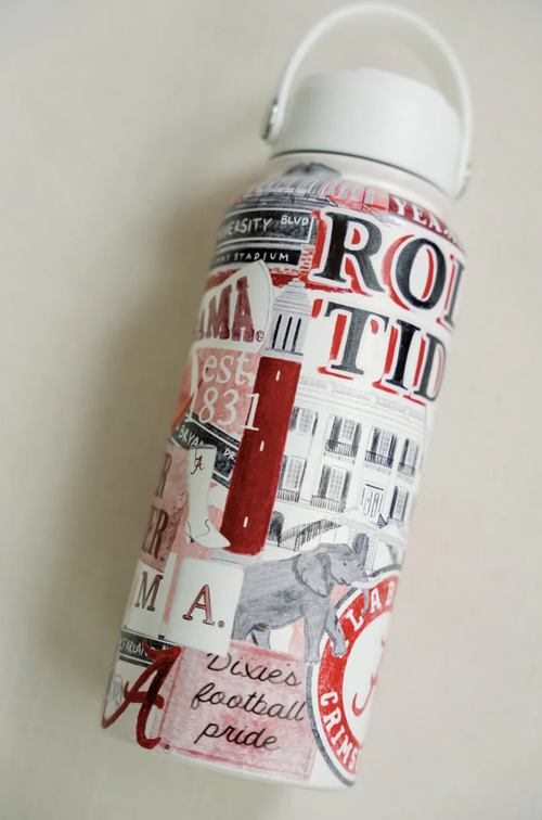 University Of Alabama Insulated Bottle 32oz Drinkware in at Wrapsody