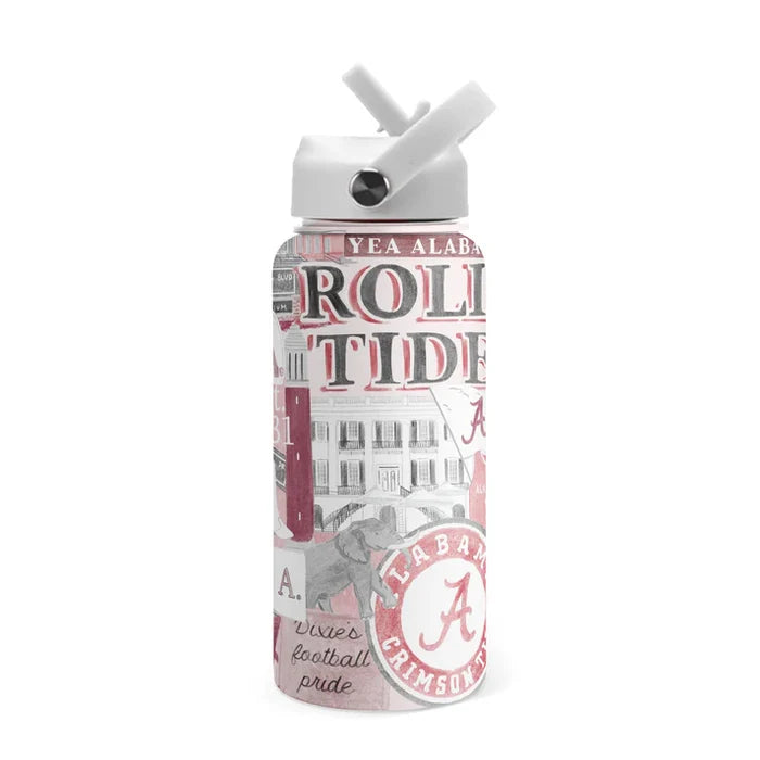 University Of Alabama Insulated Bottle 32oz Drinkware in at Wrapsody